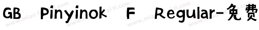GB Pinyinok F Regular字体转换